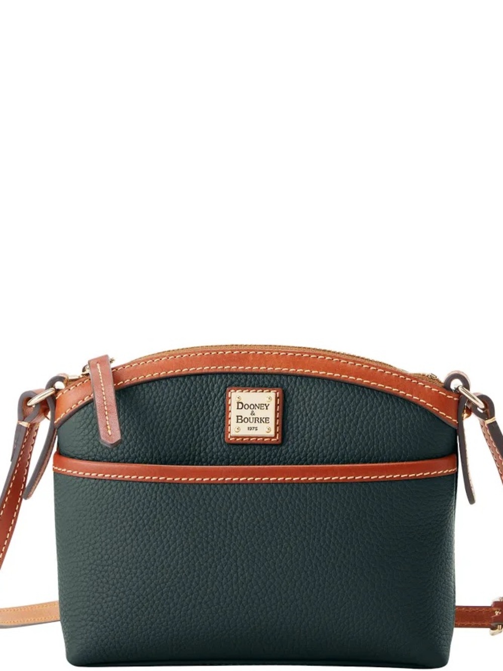 Dooney & Bourke Pebble Dome Crossbody Forest w/ Dustbag and Certification